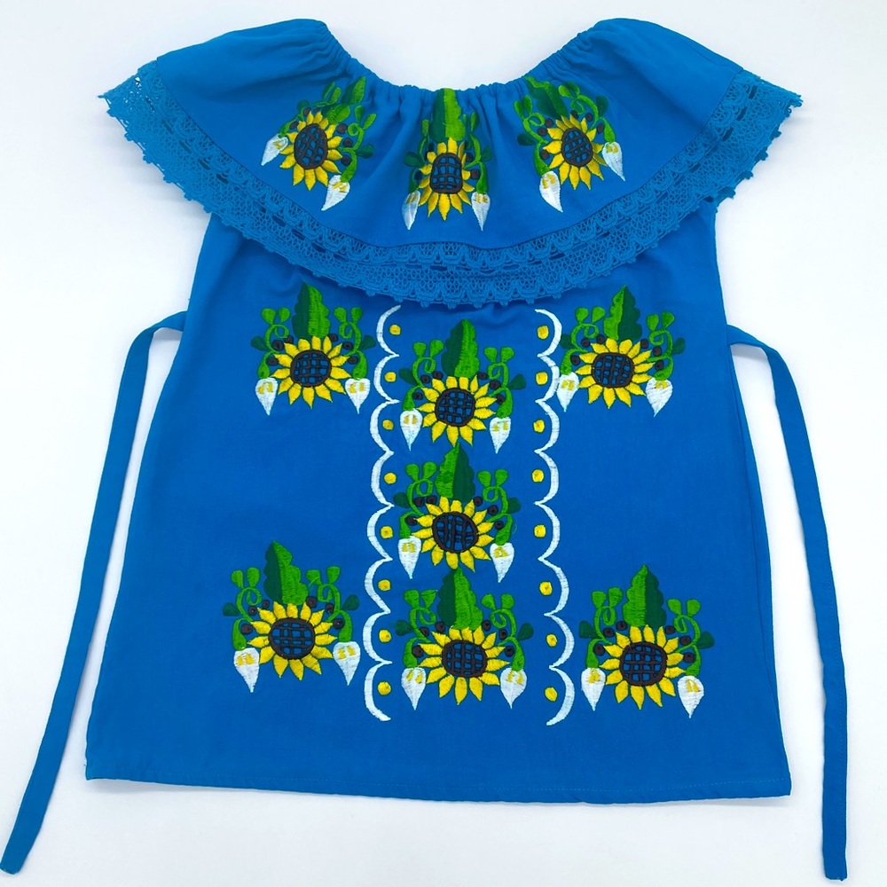 Mexican Dress | Toddler Sunflower Dress